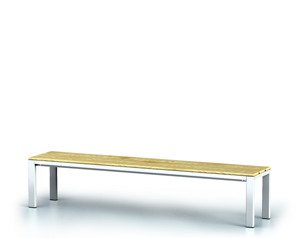 Benches with spruce sticks -  basic version 420 x 2000 x 400